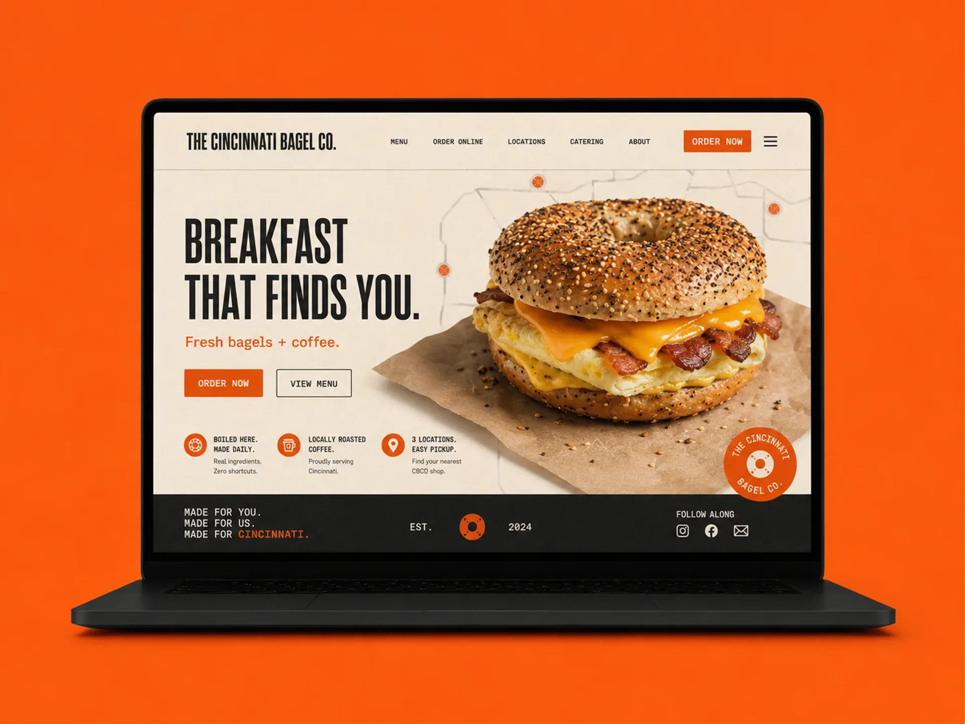Launch website design