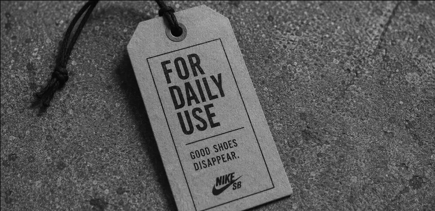 For Daily Use — For Daily Use hang tag on a concrete surface