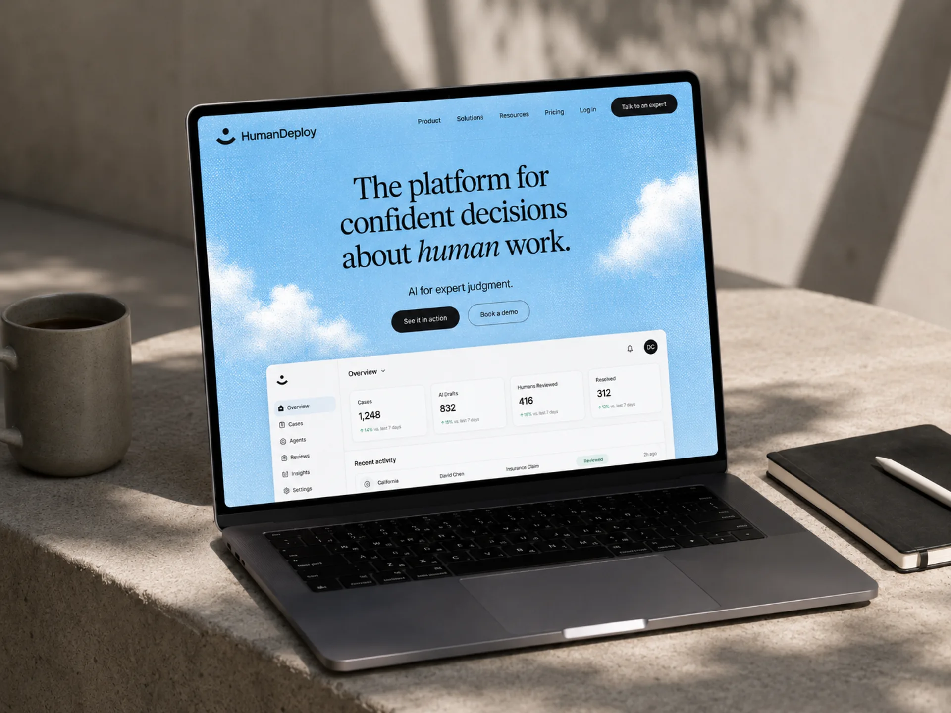 HumanDeploy — AI Platform hero image